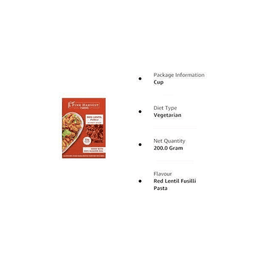 Pink Harvest Farms Red Lentil Fusilli Pasta thumbnail 5