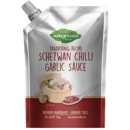 Wingreens Farms Schezwan Chilli Garlic Sauce Pouch thumbnail 1