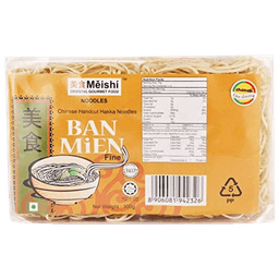 Meishi Ban Mein Handcut Hakka Broad-Size Noodles Pack thumbnail 1