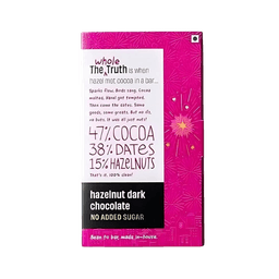 The Whole Truth Dark Chocolate 55 % Hazelnut thumbnail 1