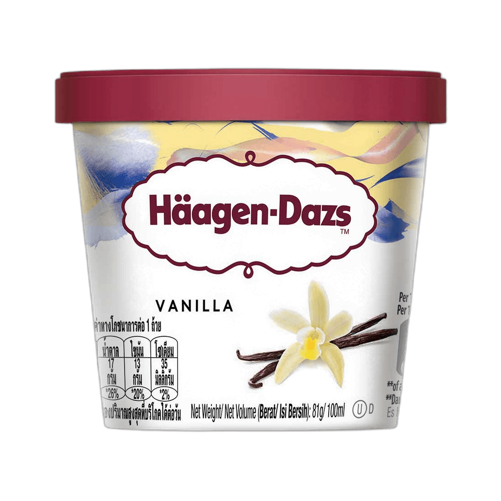 Haagen Dazs Vanilla Ice Cream 1