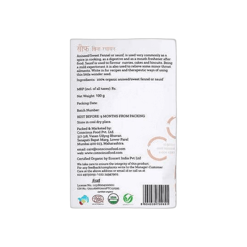 Conscious Food Aniseed Saunf 5