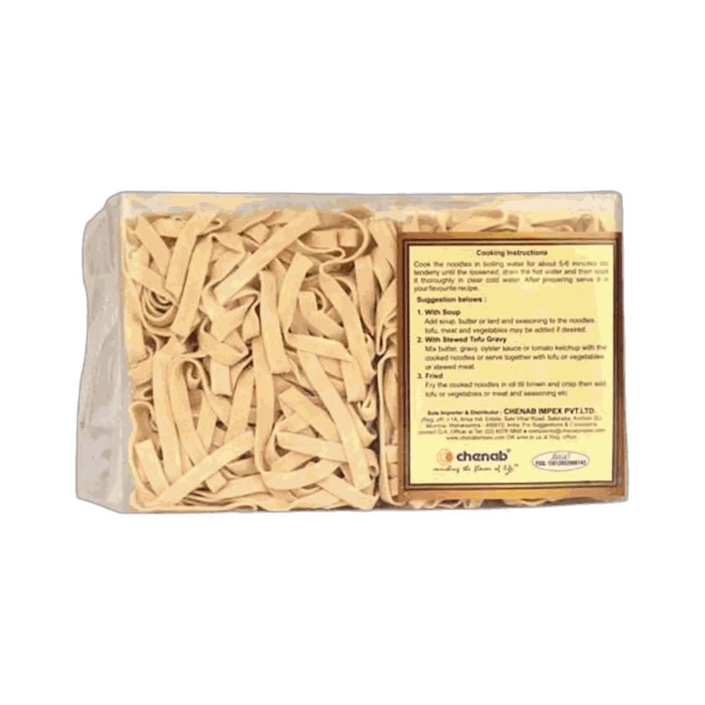 Meishi Ban Mein Handcut Hakka Broad-Size Noodles Pack 2
