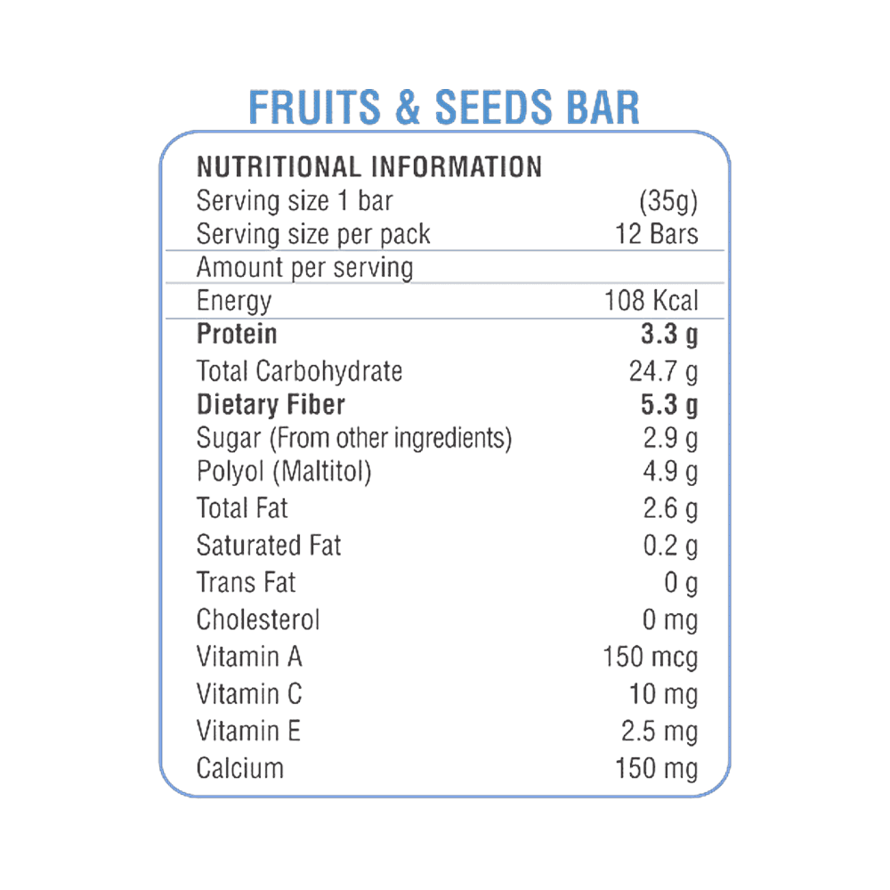 Rite Bite Fruit & Seed Bar With Cranberries Strawberries Oats & Pumpkin Seeds 3