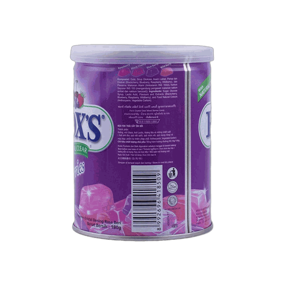 Fox's Crystal Clear Berries Fruits Candy 2