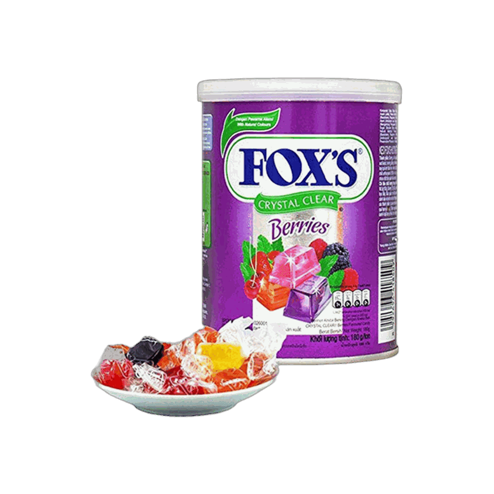 Fox's Crystal Clear Berries Fruits Candy 3
