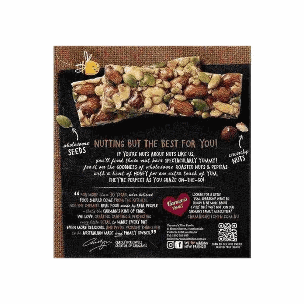 Carman's Almond Hazelnut & Vanilla Roasted Nut Bar 2