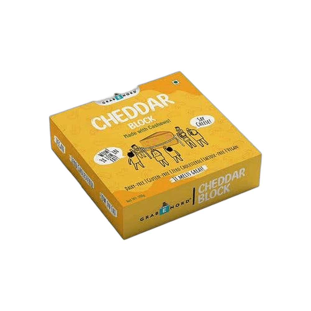 Grabenord Vegan Cheddar Cheese Block 5