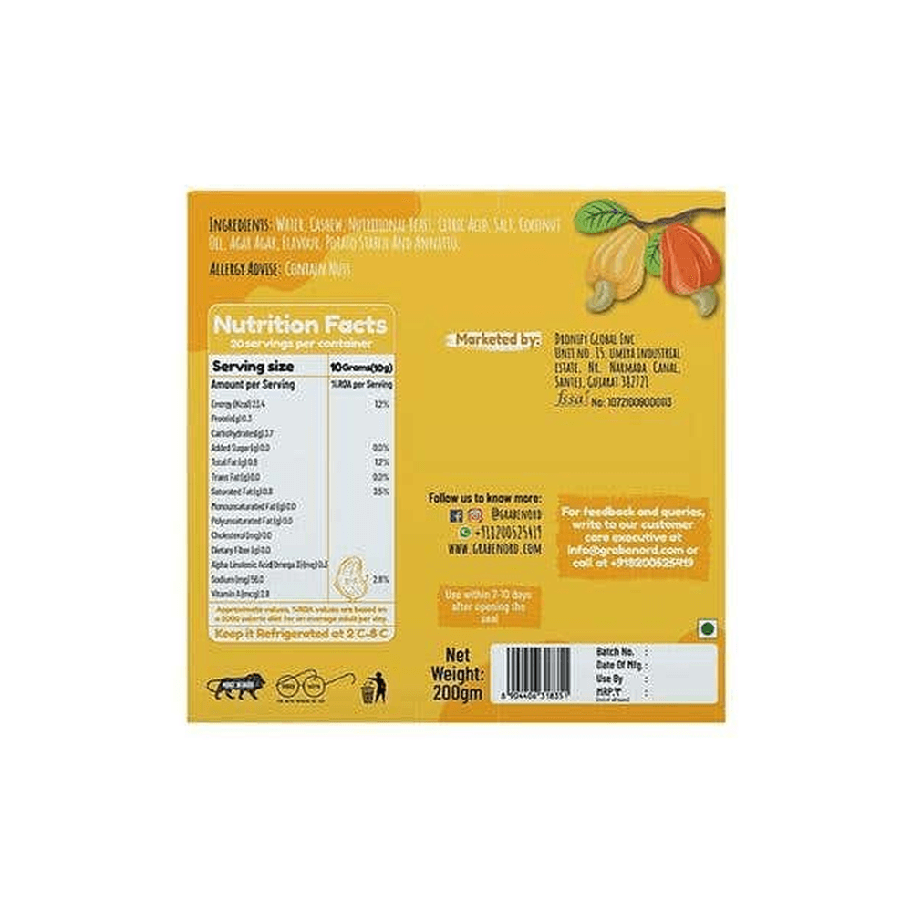 Grabenord Vegan Cheddar Cheese Block 12