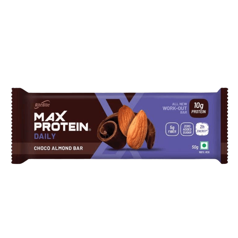 Ritebite Max Protein Choco Almond Bar Pouch 1