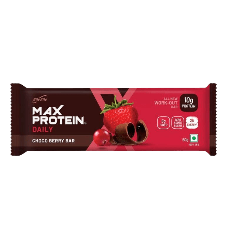 Ritebite Max Protein Choco Berry Bar Pouch 1