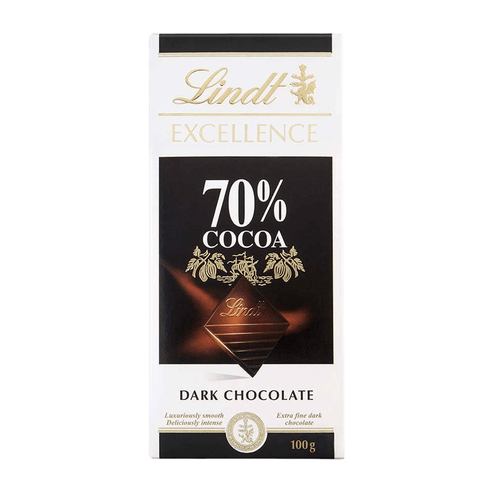 Lindt Excellence 70% Cocoa Dark Chocolate - Natures Basket