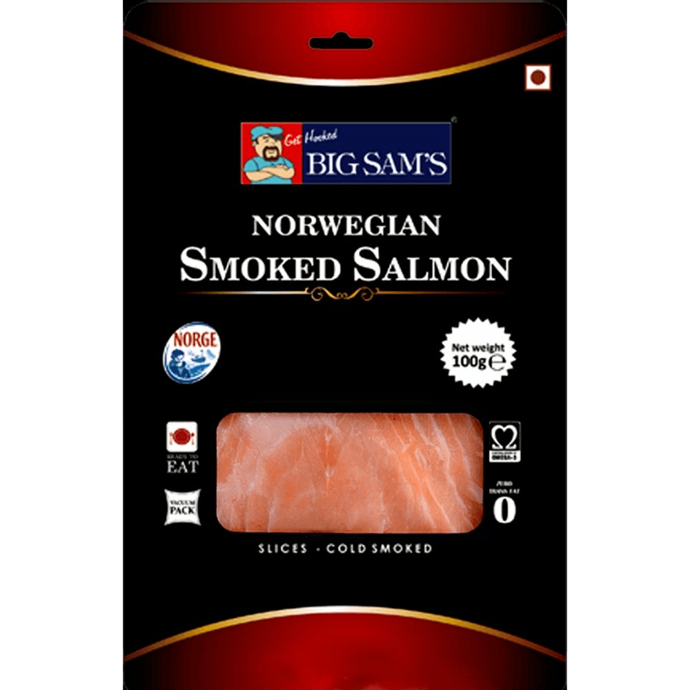 Big Sams Smoked Salmon Slice 1