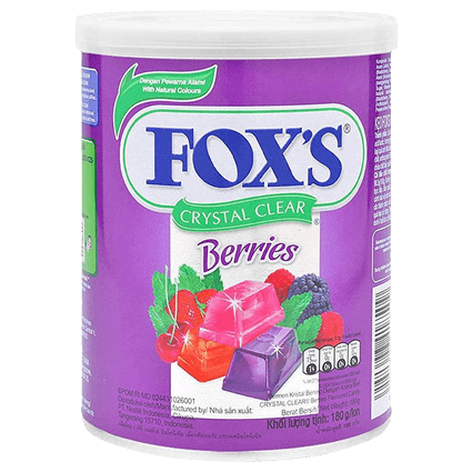 Fox's Crystal Clear Berries Fruits Candy 1
