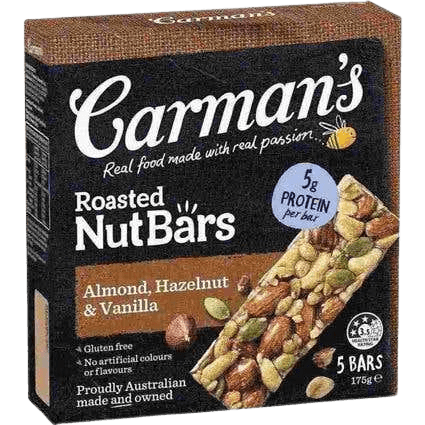 Carman's Almond Hazelnut & Vanilla Roasted Nut Bar 1